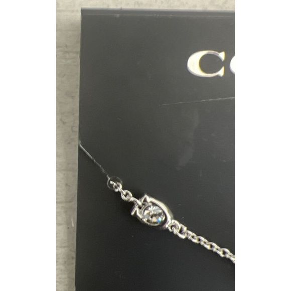 Coach Signature CG069 Tea Rose Slider Bracelet Pink Silver - Picture 6 of 9